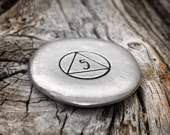 Sobriety Token, 1 year sober, 2 years sober, 3 year, 4 year 5 year 6 year 7 year 8 year 9 year 10 year sobriety token, sobriety gift 1 year
