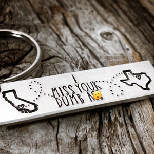 Funny Gift Long Distance Friendship Gift Bestie Gift BFF Gift Friendship Gift State Keychain Best Friends Gift Best Friends Funny Keychain