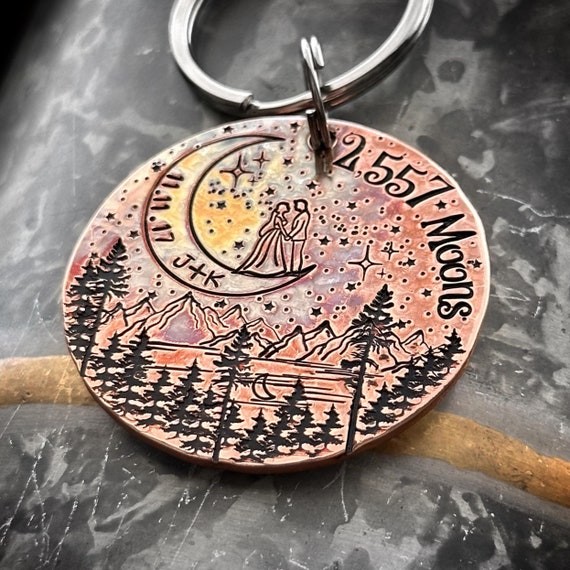 Personalized 7 Year Anniversary Gift, Customized Copper 7 Year Gift for Husband, Anniversary gift for Wife, Copper, 7th anniversary copper