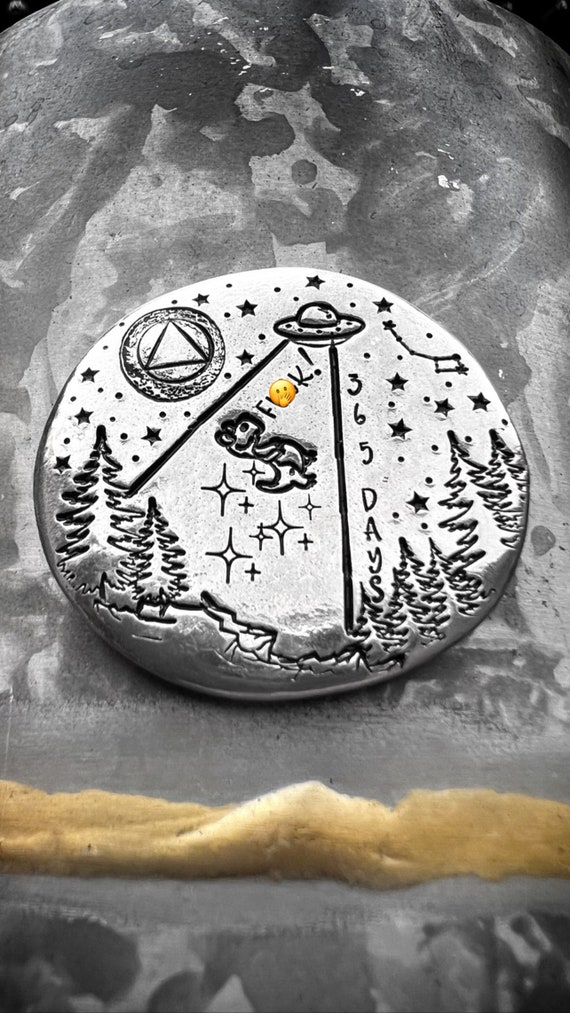 Sobriety Coin Für Motorradfahrer – Motivations-Münze Für Cleanes Leben, AA & NA Geschenk