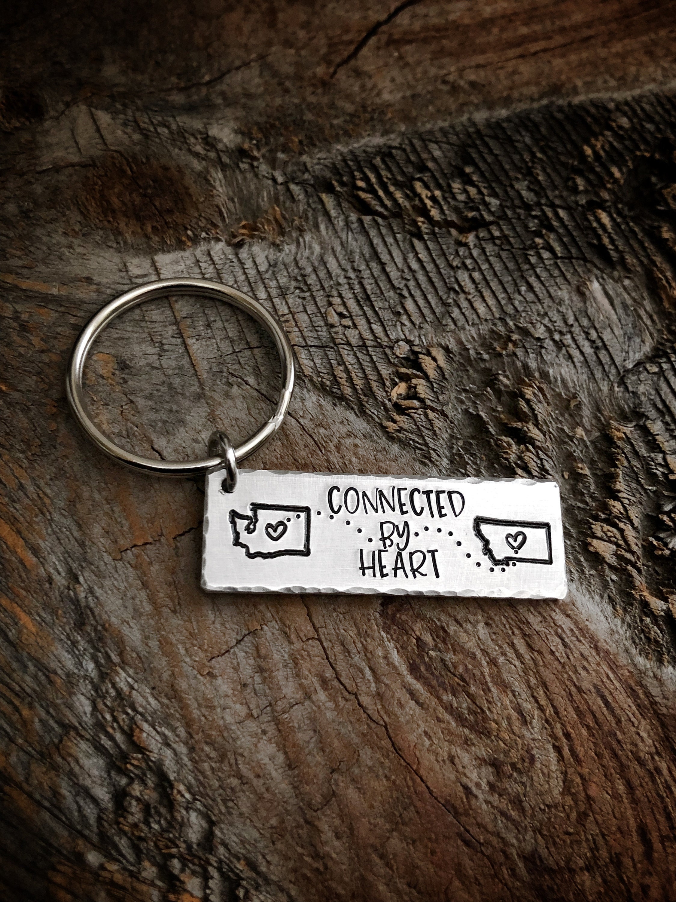 Long distance friendship best sale keychain