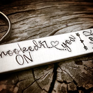 Boyfriend Gift, Gift for Him, Couples Keychain, Birthday Gift for Boyfriend, Gift for Husband, Fisherman Gift, Valentines Day Gift for Him