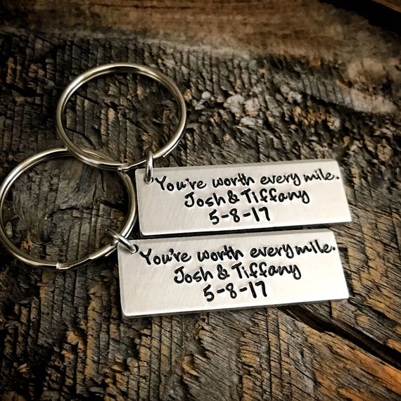 Relationship date keychain discount