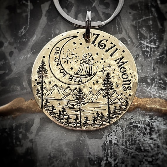 Personalized 21 Year Anniversary Gift, Traditional Brass 21 Year