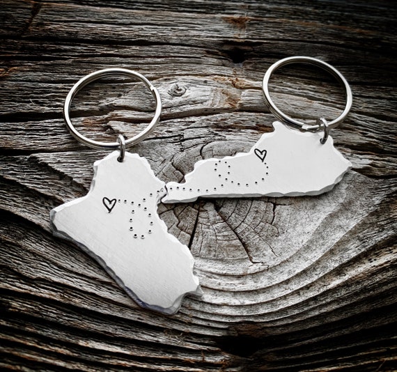 Keychain For Him Gifts For Boyfriend From Girlfriend Long Distance