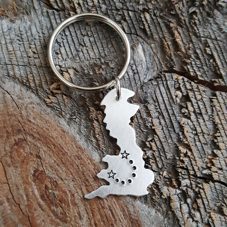 UK Keychain Pick Your Country Keychain State Keychain Europe Etsy