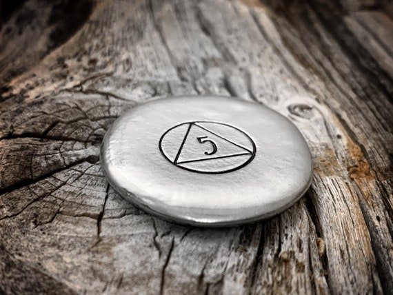 Sobriety Token, 1 year sober, 2 years sober, 3 year, 4 year 5 year 6 year 7 year 8 year 9 year 10 year sobriety token, sobriety gift 1 year