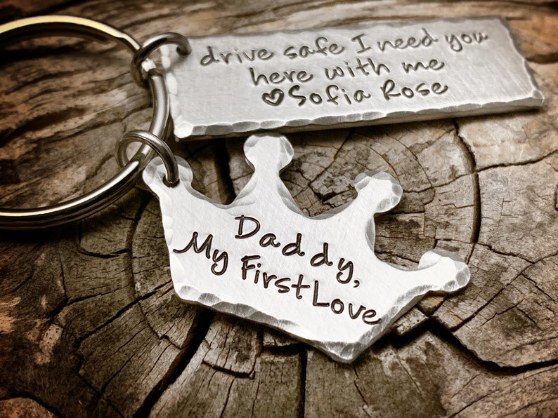 Drive Safe Keychain, Daddy Daughter Gift, Gift from daughter, Gift for dad from daughter, Daughter Gift, Father Daughter, Fathers Day gift image 2