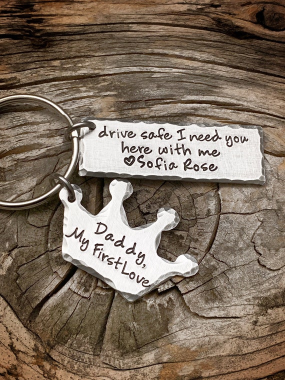 Drive safe i need you shop here with me keychain
