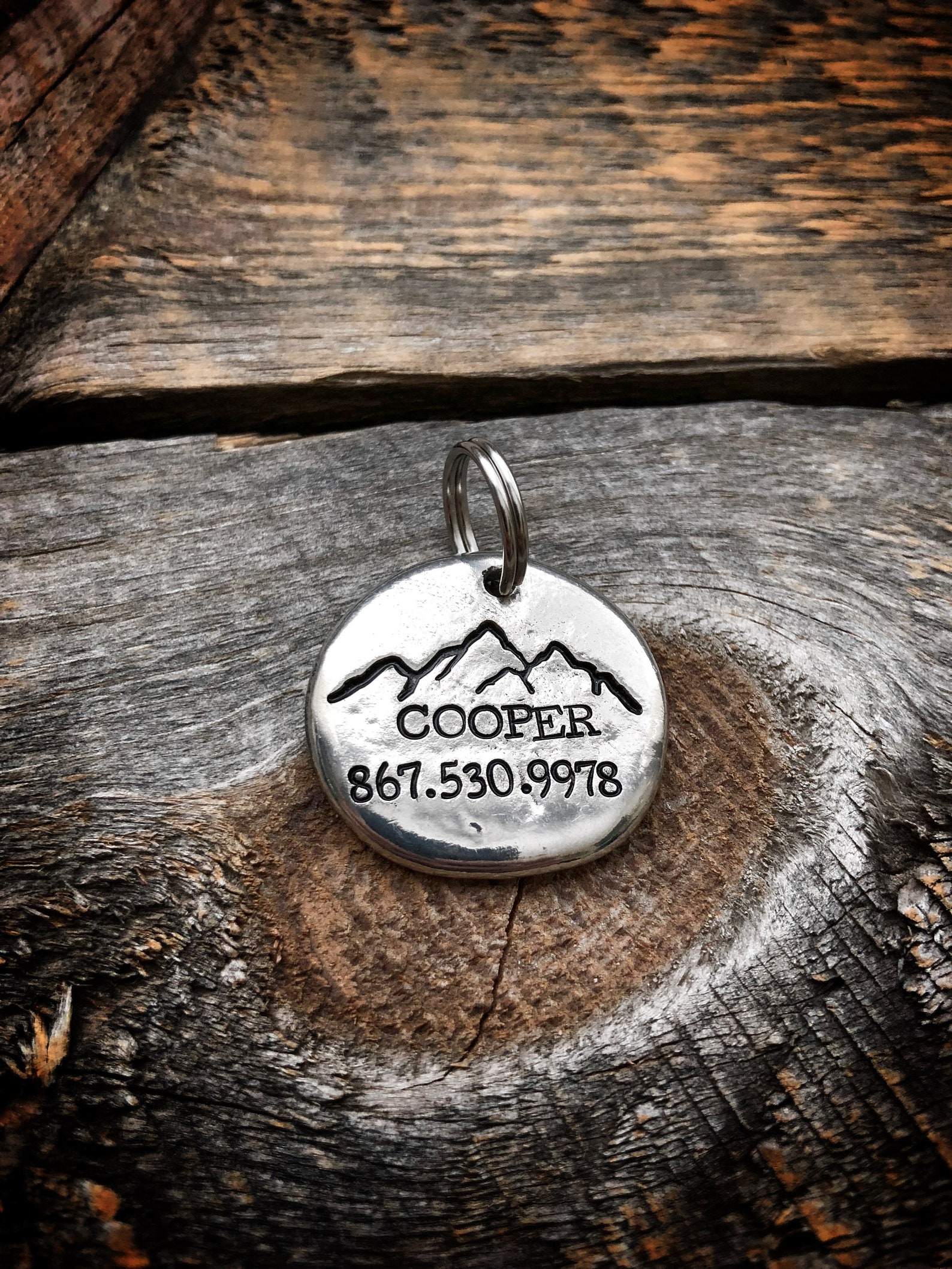 Pet ID Tag Dog ID Tag Pet Identification Tag Personalized Etsy