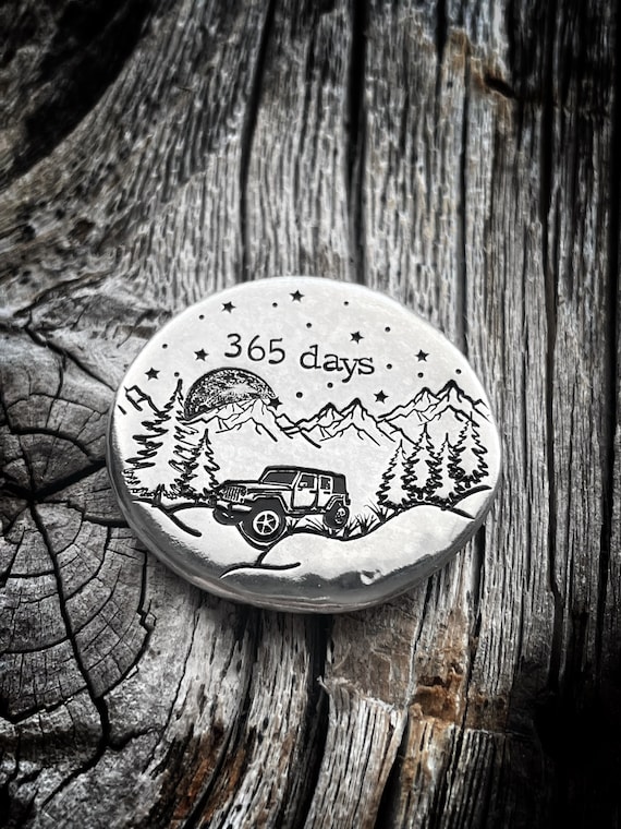 Sobriety Token, 1 year sober, 2 years sober, 3 year, 4 year 5 year 6 year 7 year 8 year 9 year 10 year sobriety token, sobriety gift 1 year
