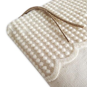 Clutch, Canvas Natur mit Spitze Nr. 11 Bild 3