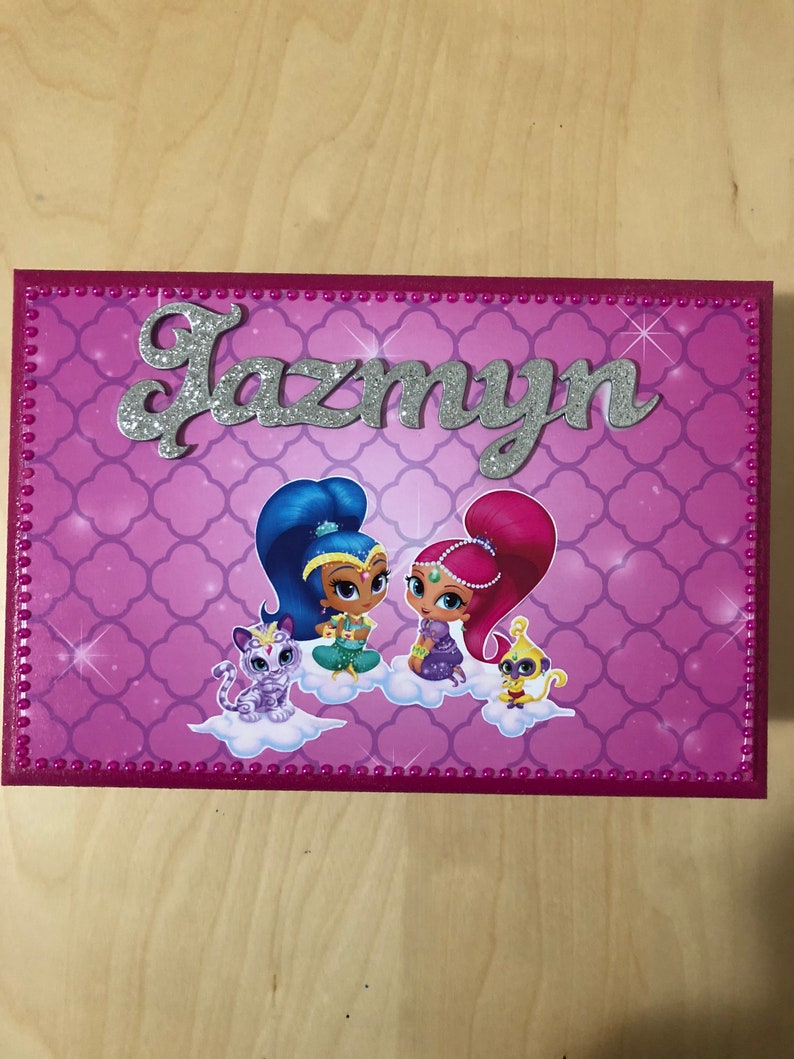 Caja de baratijas de niñas decoración de la habitación caja | Etsy