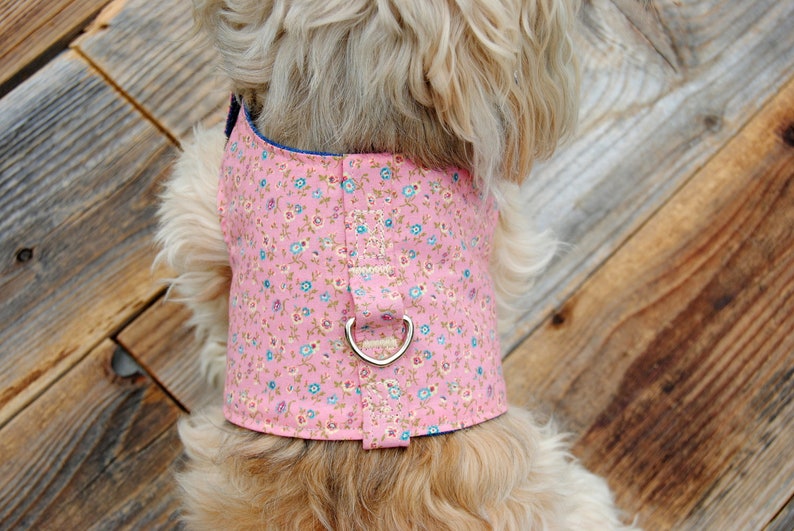 Pink Flower Dog Harness Floral Pet Shirt Harness Shirt Vest - Etsy