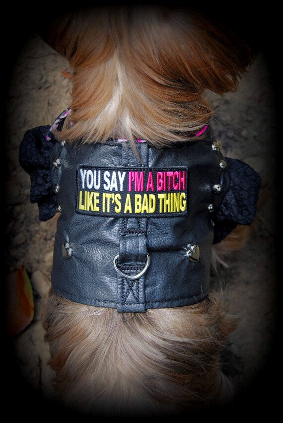 Queen Bitch Girl Patch For women/'s Biker Motorcycle Jacket or Vest New Pink Red