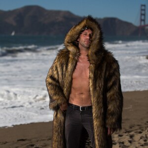 Bear coat mens store