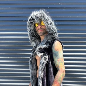 Celestial Spirit Vest | Aboriginal Art Meets Starry Night Sky | Mystical Elegance | Soulful Outerwear | BOHO Coats