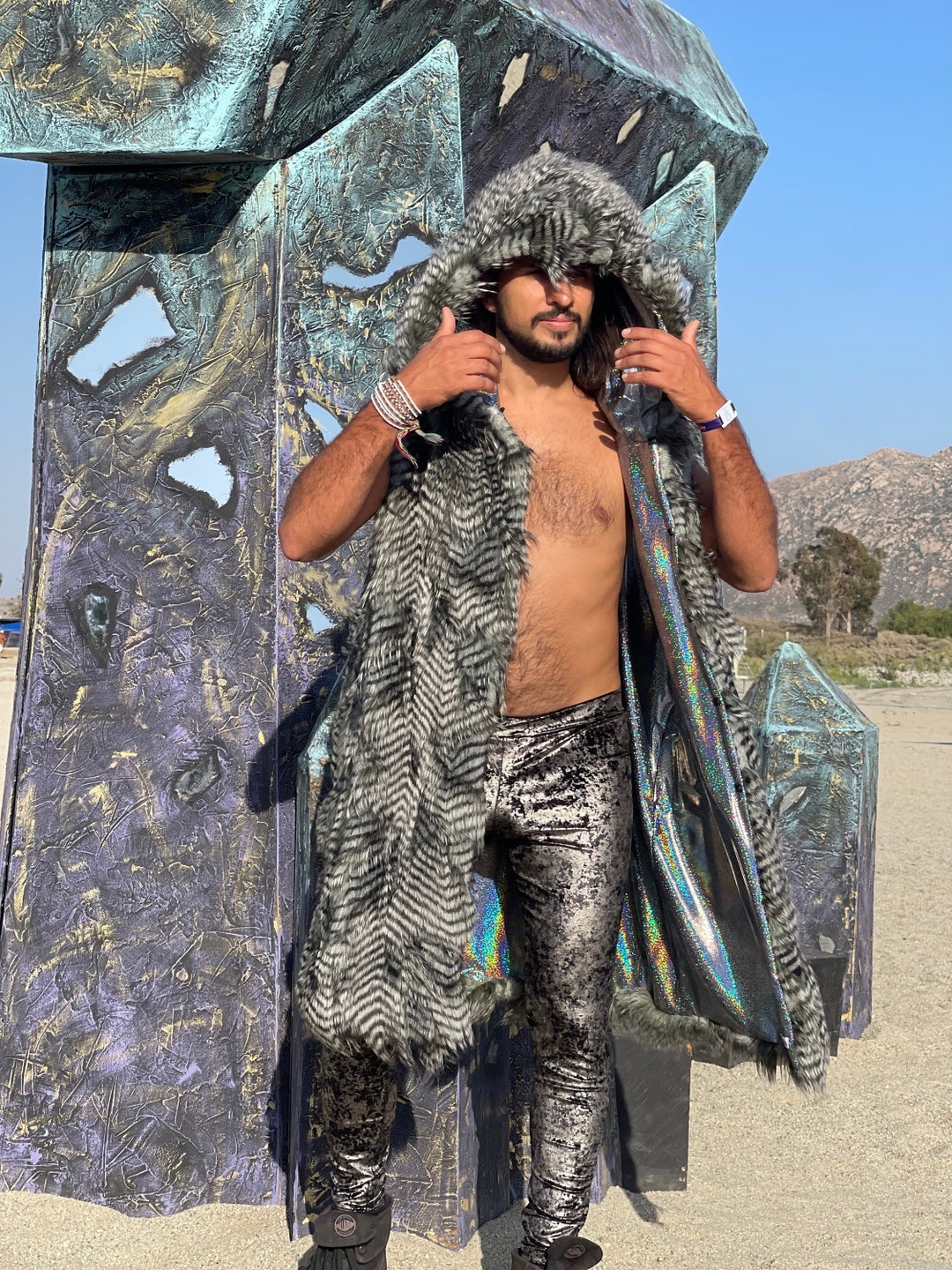 Pantalones de festival para mujer, leggings Burning Man