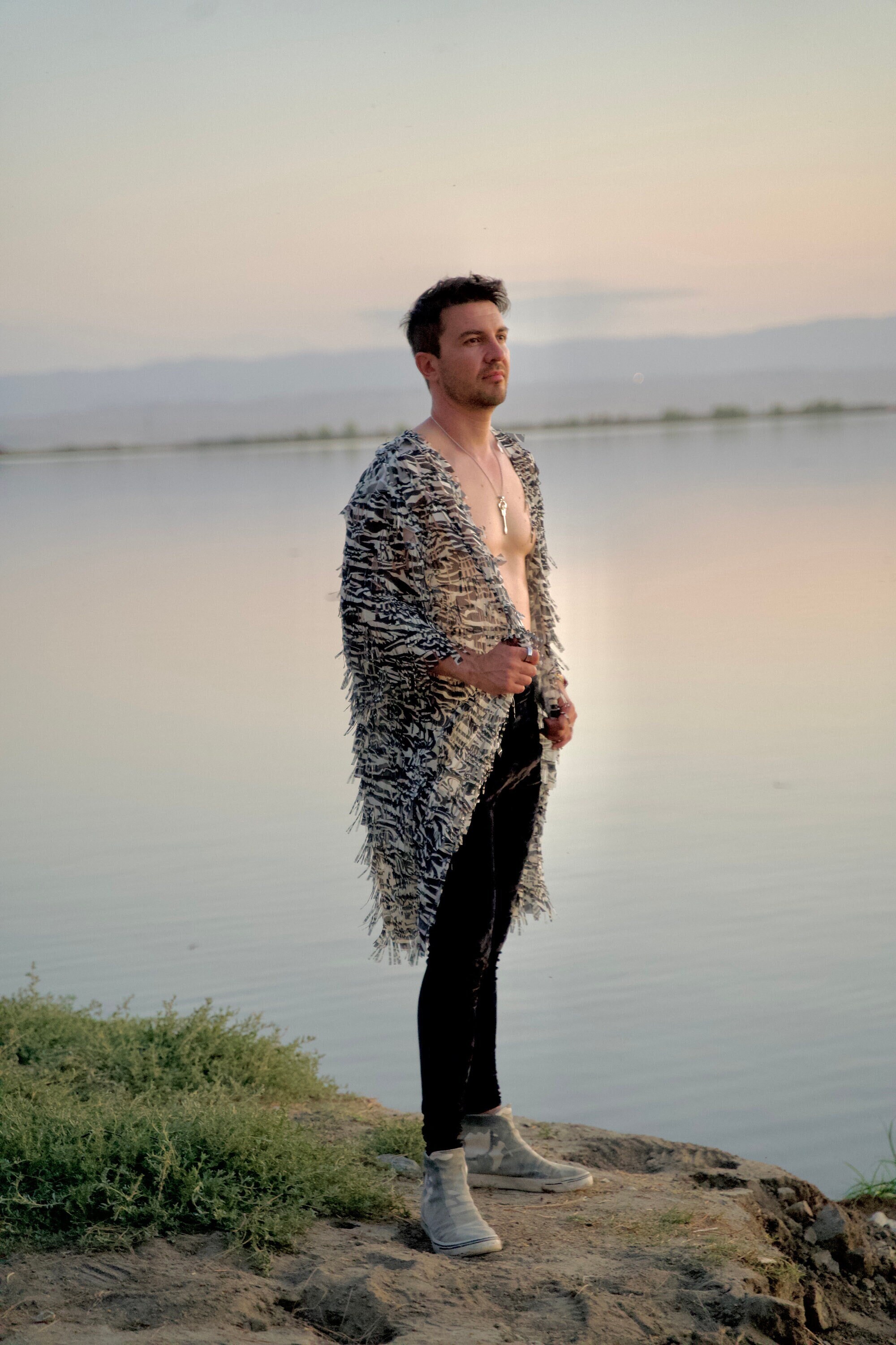 Japanese KIMONO Duster | Burning Man | Kimono | Outwear for Men | Cape | Festival Outfit | Boho Coats