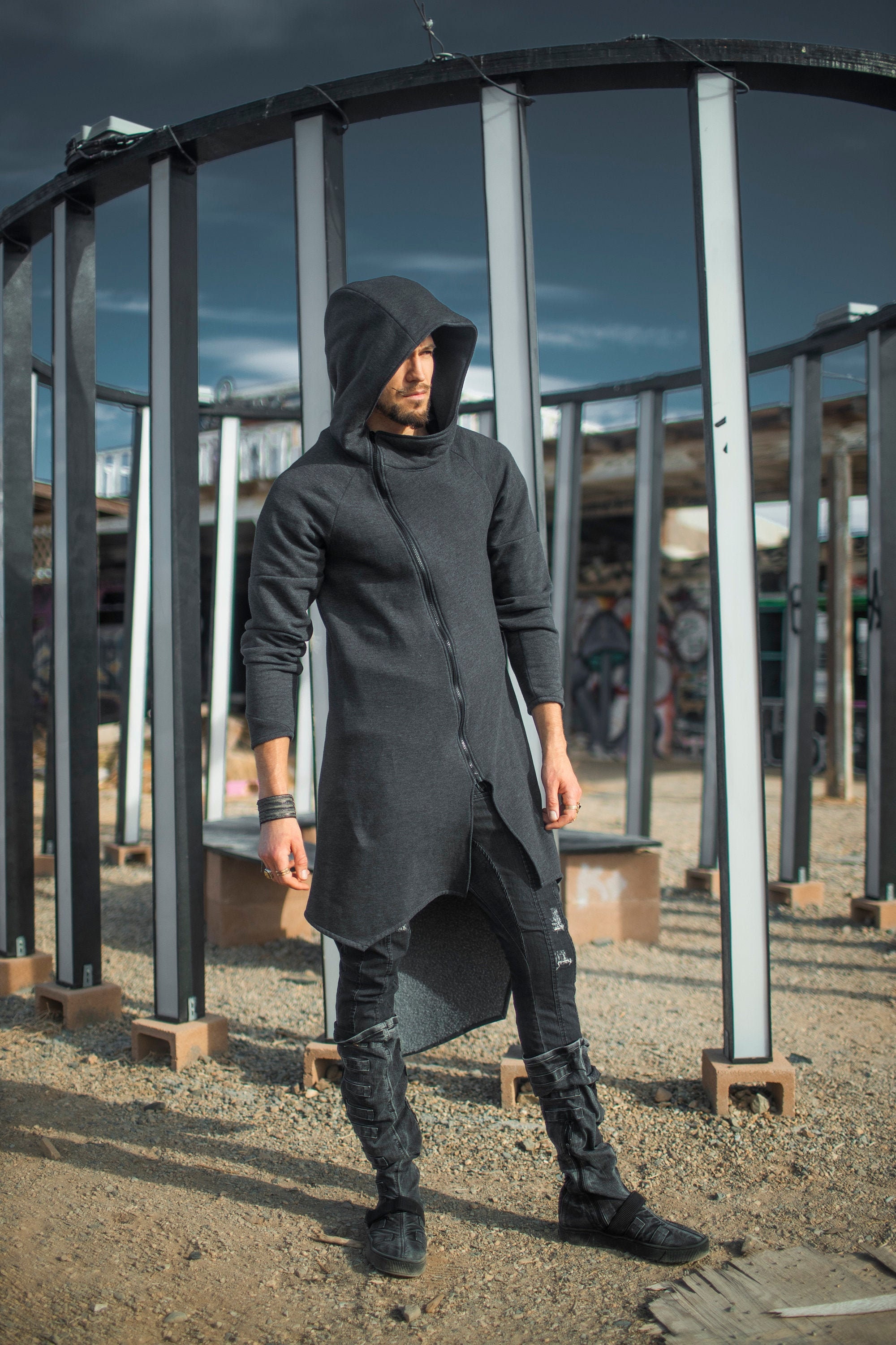 Asymmetric Trench - Etsy Asymmetric Trench - Etsy