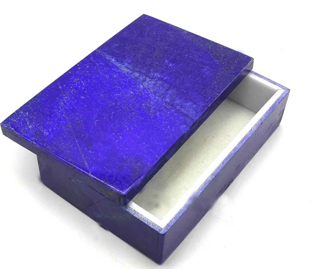 4x3x2 Lapis Lazuli Gemstone Jewelry Box Etsy