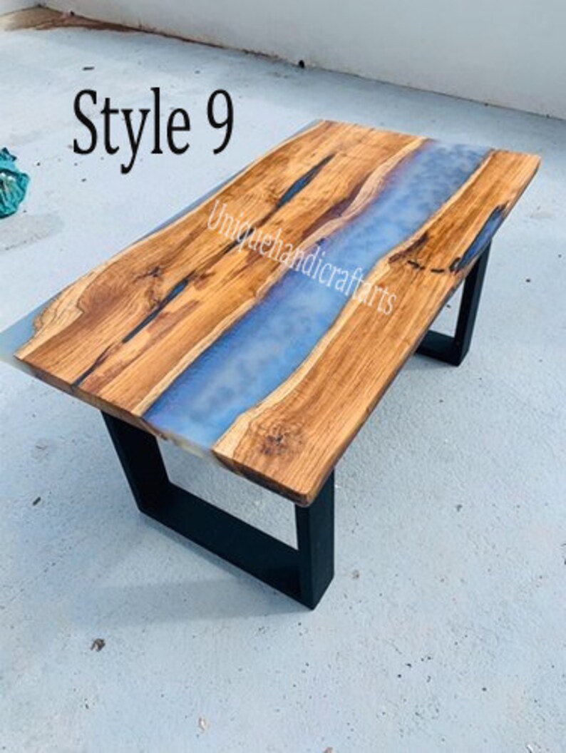 Epoxy Resin Dining Table Walnut Epoxy Table Tops Kitchen Etsy