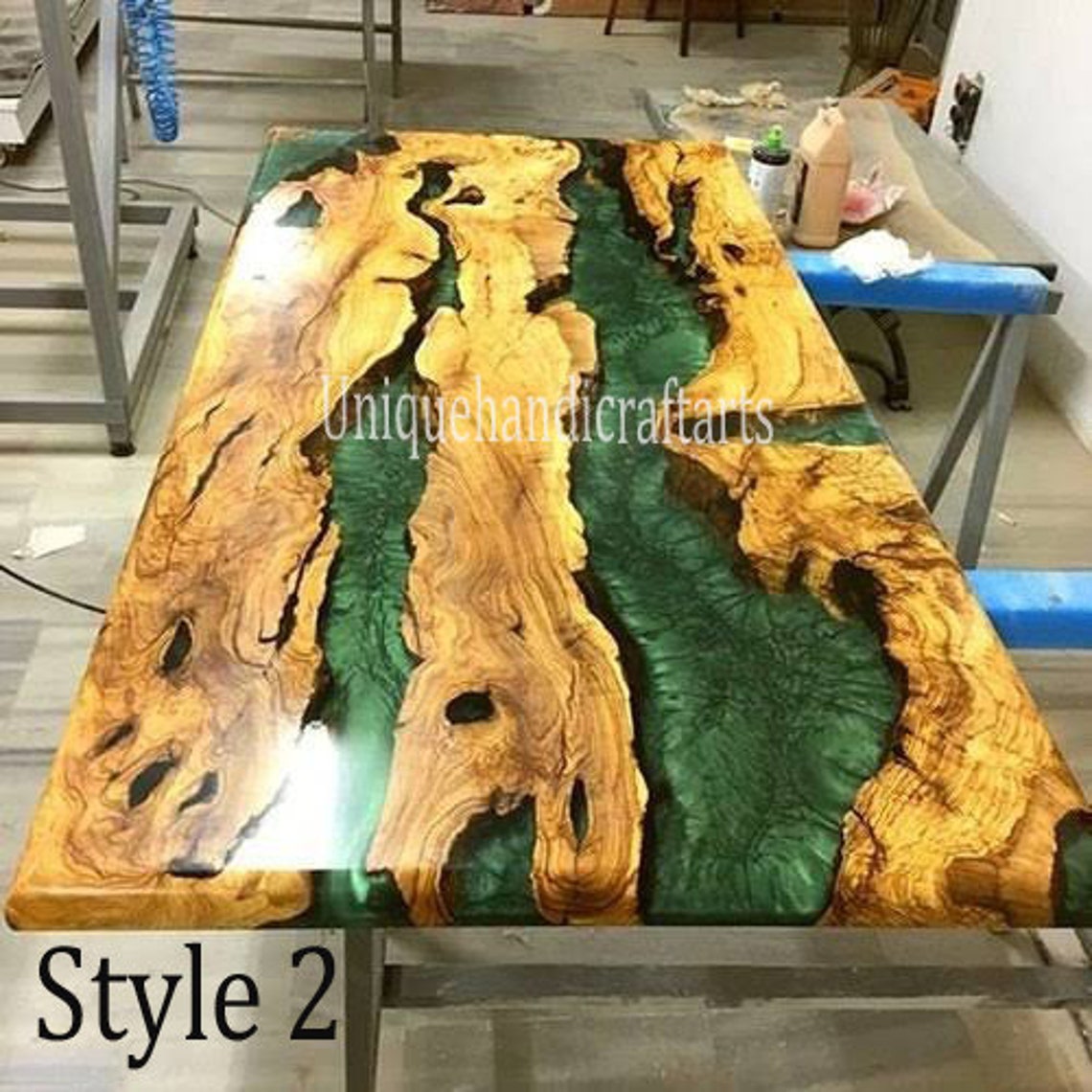 Epoxy Resin Dining Table Walnut Epoxy Table Tops Kitchen Etsy