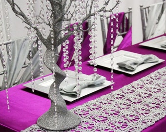 picture Black And Silver Table Decor silver table decor etsy