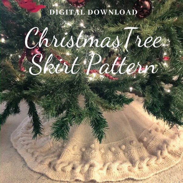Tree Skirt Knitting Pattern Etsy