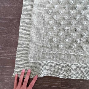 Bramble Berry Baby Blanket Knitting Pattern