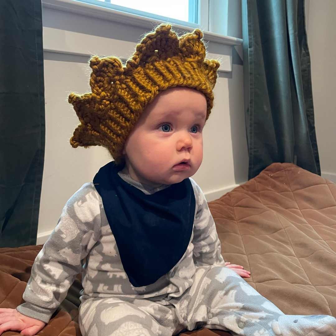 Princess Crown Ear Warmer Knit and Crochet Pattern Etsy Canada