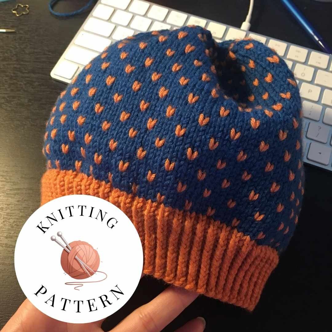 Color Work Knitting Chart Rabbit Rabbit Tracks Kids Hat Digital Knitting Pattern - an Introduction to ...