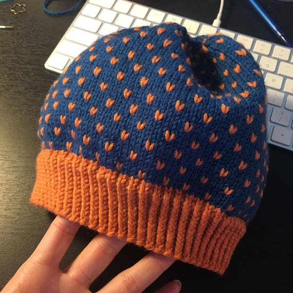 Rabbit Tracks Kids Knit Hat Pattern