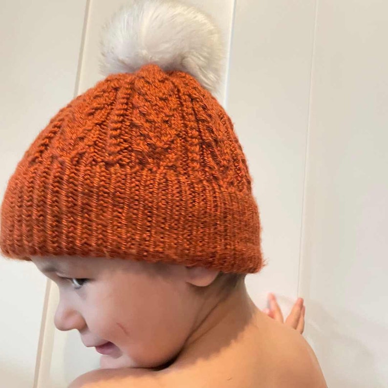 Bjorn's Hat Knitting Pattern in baby to adult sizing image 3