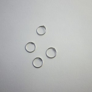 Bagues de phalange minimalistes en argent sterling nombre au choix ajustable image 8