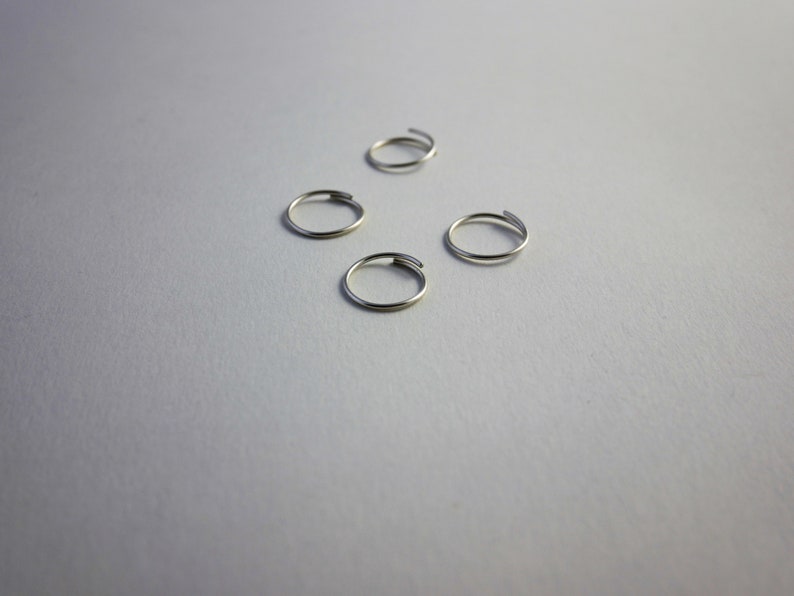 Bagues de phalange minimalistes en argent sterling nombre au choix ajustable image 7