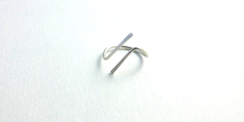 knuckle ring silver ring set adjustable designer and minimalist jewel image 3