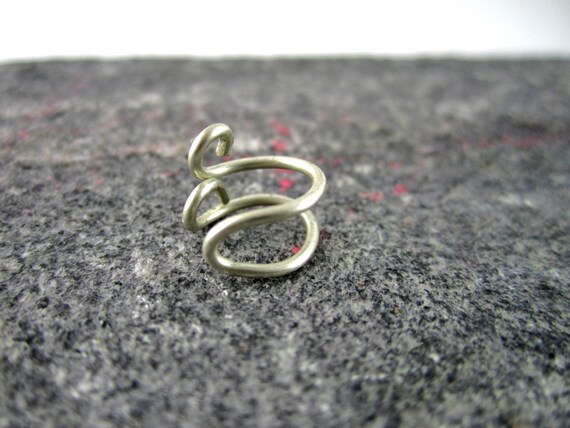 Ear Cuff In Argento 925 SilberDream - Orecchino A Cerchio Finto Piercing, Senza Foro, Larghezza 6 Mm, Regalo Donna