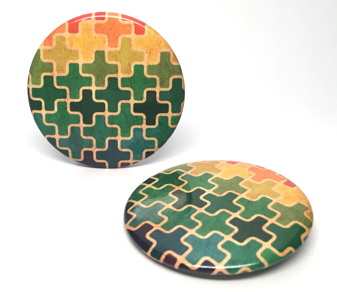 Repeating Plus Rainbow Pattern 2.25