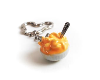 Mac & Cheese Keychain