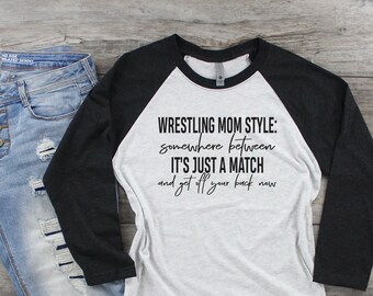funny wrestling mom shirts