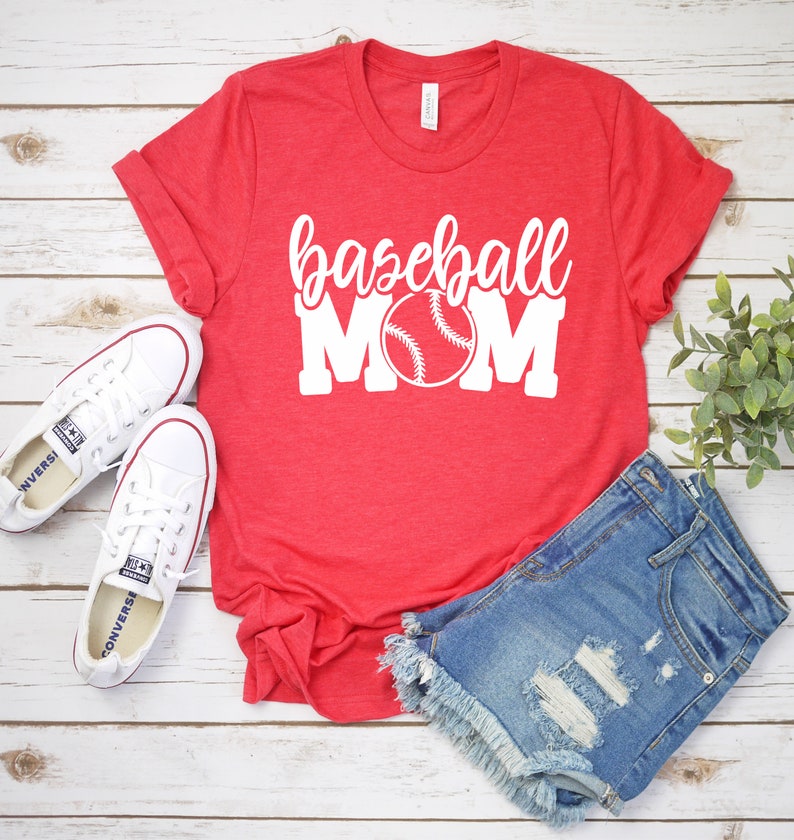 Baseball Mom Shirt Baseball Shirt Baseball Moms Etsy