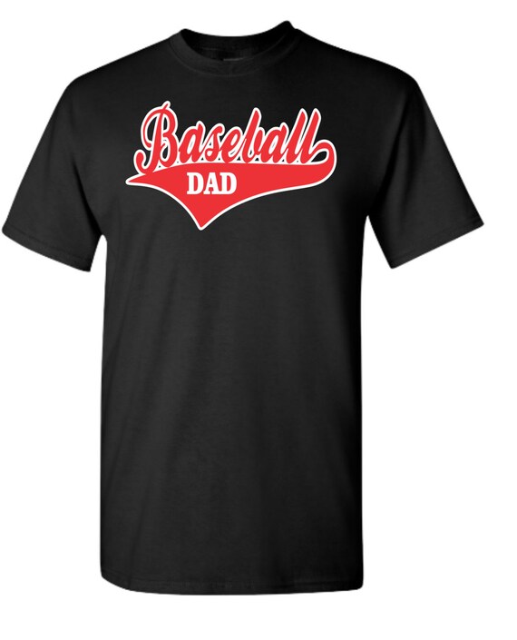 Items similar to Baseball Dad Tshirt. Dad Shirt. Custom Baseball