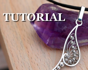 Filigree making tutorial Filigree tutorial DIY Silver filigree How to filigree