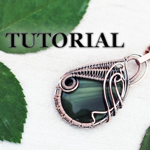 Wire jewelry tutorial - Wire wrap tutorial - Wire jewellery tutorial - Advanced jewelry tutorial - DIY Wire Wrapping, Wire Jewellery Pattern