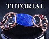Wire wrapped bracelet tutorial - Wire jewelry tutorial - Wire wrap tutorial - Cuff bracelet tutorial - DIY Wire Wrap - Wire Jewelry Pattern