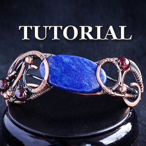 Wire wrapped bracelet tutorial - Wire jewelry tutorial - Wire wrap tutorial - Cuff bracelet tutorial - DIY Wire Wrap - Wire Jewelry Pattern