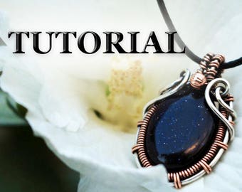 Samouczek na temat owijania drutem - Srebro, miedź - Samouczek na temat wisiorków owijanych drutem - Samouczek na temat biżuterii z drutu - Samouczek na temat biżuterii owijanej drutem - Samouczek na temat drutu