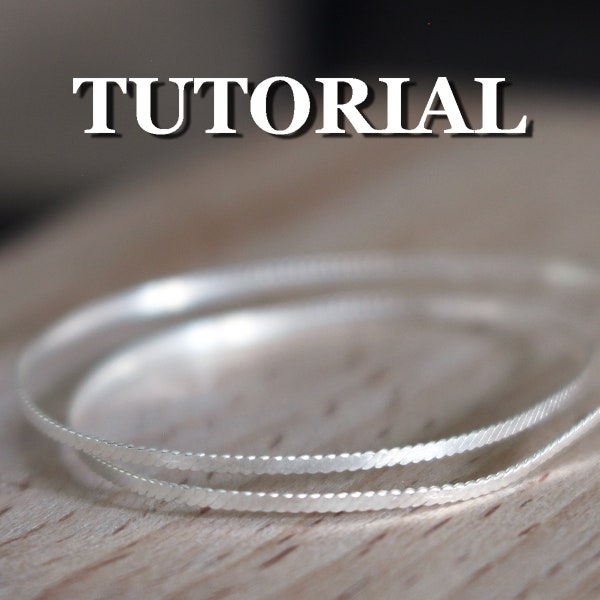 How to make traditional filigree wire for handmade filigree jewelry. PDF tutorial