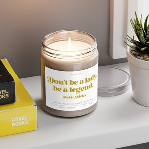 Candle Gift, Stevie Nicks Inspirational Candle, Legend, Inspirational Gift, Gift for Her, Fleetwood Mac, Legendary